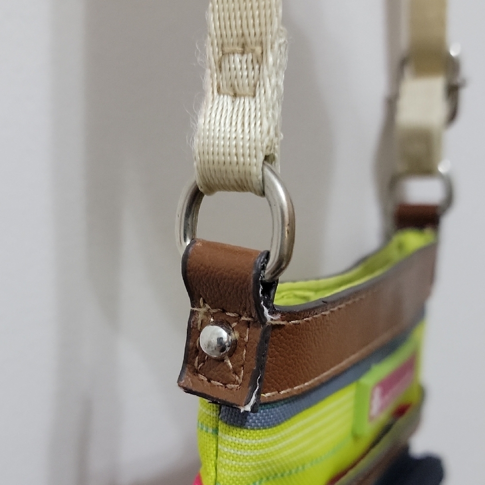 Lily Bloom Vibrant Striped Crossbody Bag - Picture 3 of 7